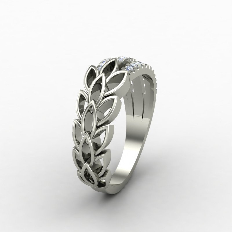 Silver Band Ring for Girlfriend Silver Band Ring for Girlfriend