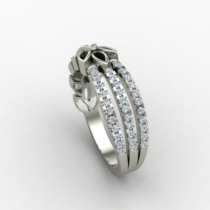 Silver Band Ring for Girlfriend Silver Band Ring for Girlfriend