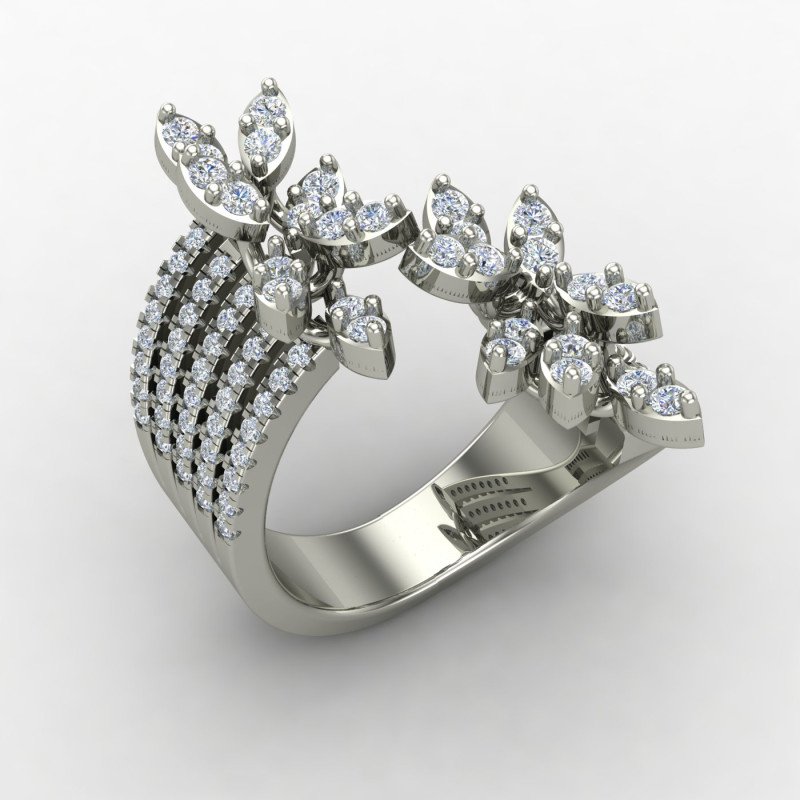 Affordable Silver Finger Ring for Wedding and Engagement