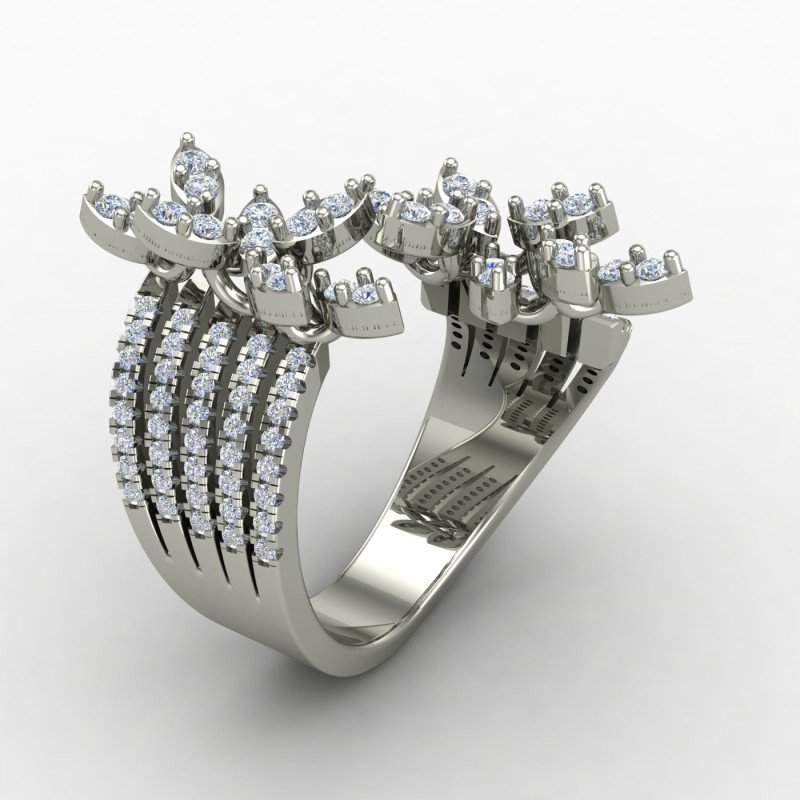 Affordable Silver Finger Ring for Wedding and Engagement