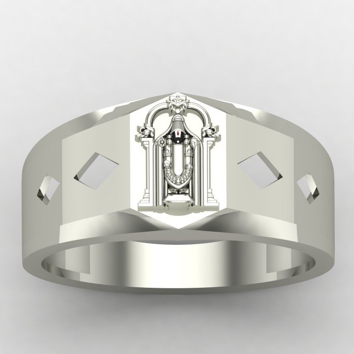 Square Balaji Men Ring Square Balaji Men Ring