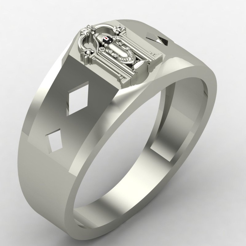 Square Balaji Men Ring Square Balaji Men Ring