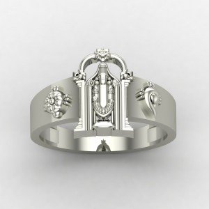 Silver Tirupati Balaji Ring