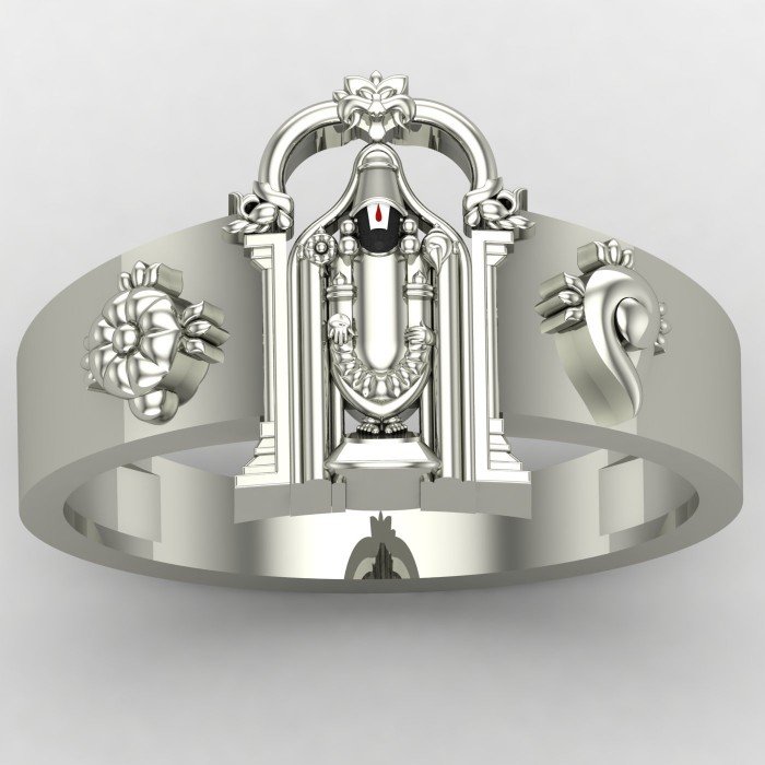 Silver Tirupati Balaji Ring Silver Tirupati Balaji Ring