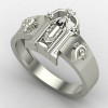 Silver Tirupati Balaji Ring