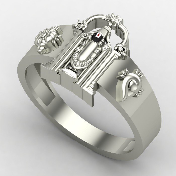 Silver Tirupati Balaji Ring Silver Tirupati Balaji Ring
