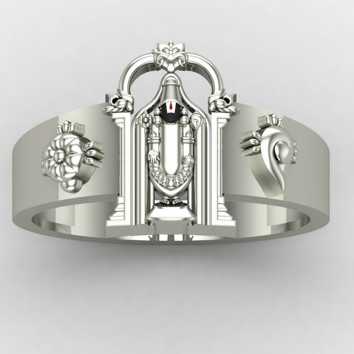 Silver Tirupati Balaji Ring Silver Tirupati Balaji Ring