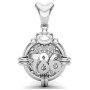 786 Silver Pendant