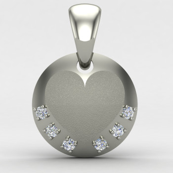 Stone Heart Pendant