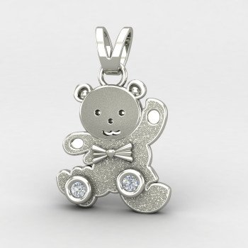 Teddy Kids Silver Pendant Teddy Kids Silver Pendant