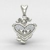 Girls Silver Kids Pendant