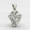 Girls Silver Kids Pendant