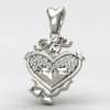 Girls Silver Kids Pendant
