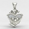 Girls Silver Kids Pendant
