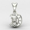 Kids Beer Silver Pendant