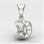 Kids Beer Silver Pendant