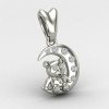 Kids Beer Silver Pendant