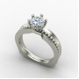 King of Diamond Solitaire Ring