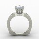 King of Diamond Solitaire Ring