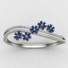 Blue Diamond Oval Bracelet
