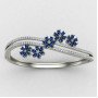 Blue Diamond Oval Bracelet