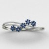 Blue Diamond Oval Bracelet