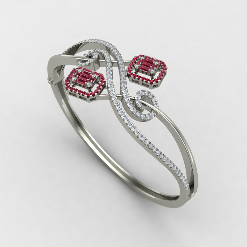 Ruby Wedding Oval Bracelet Ruby Wedding Oval Bracelet