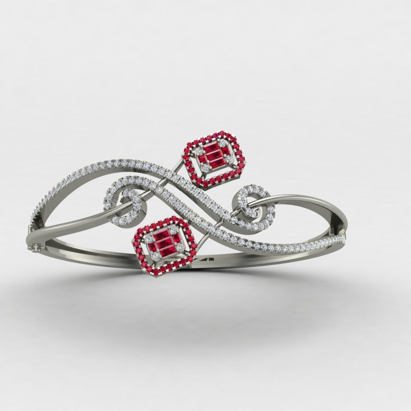 Ruby Wedding Oval Bracelet Ruby Wedding Oval Bracelet