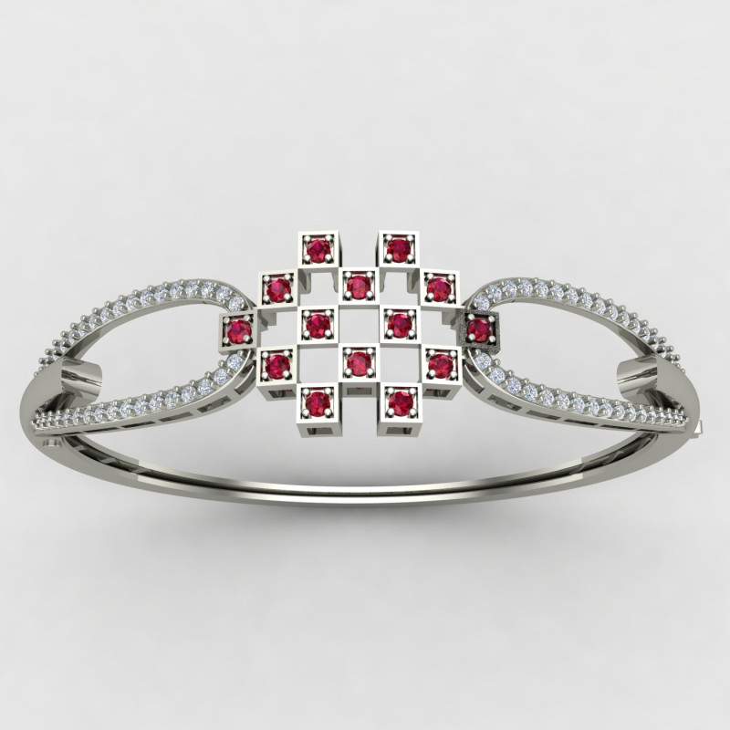Artificial Diamond Oval Bracelet Artificial Diamond Oval Bracelet