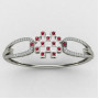 Artificial Diamond Oval Bracelet