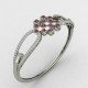 Artificial Diamond Oval Bracelet