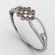Artificial Diamond Oval Bracelet