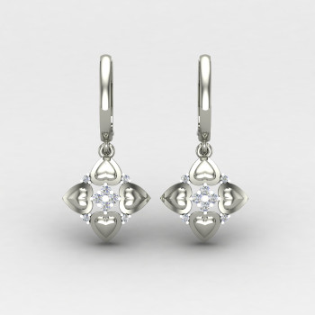 Silver Hoop Earring