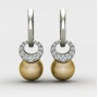 Sterling Silver Pearl Dangler Earring