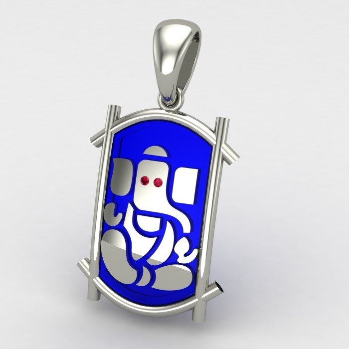 Ganesh Pendant Silver