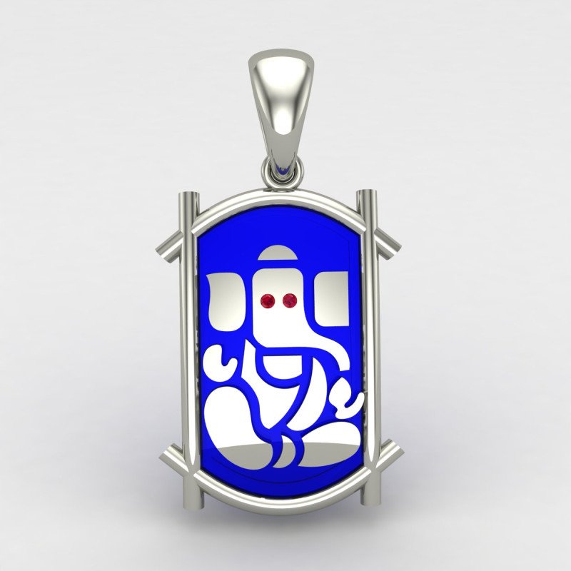 Ganesh Pendant Silver Ganesh Pendant Silver