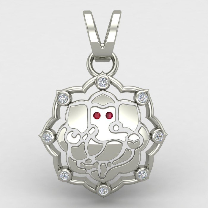 Ganesh ji Pendant Silver Ganesh ji Pendant Silver