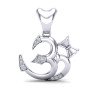 Om Damru Silver Pendant
