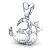 Om Damru Silver Pendant