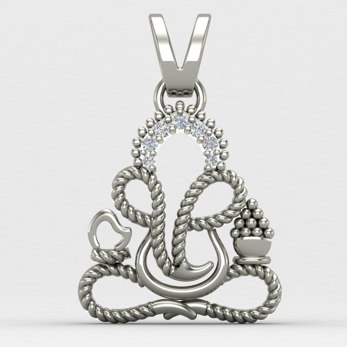 Spiral Ganesh Ji Locket Spiral Ganesh Ji Locket