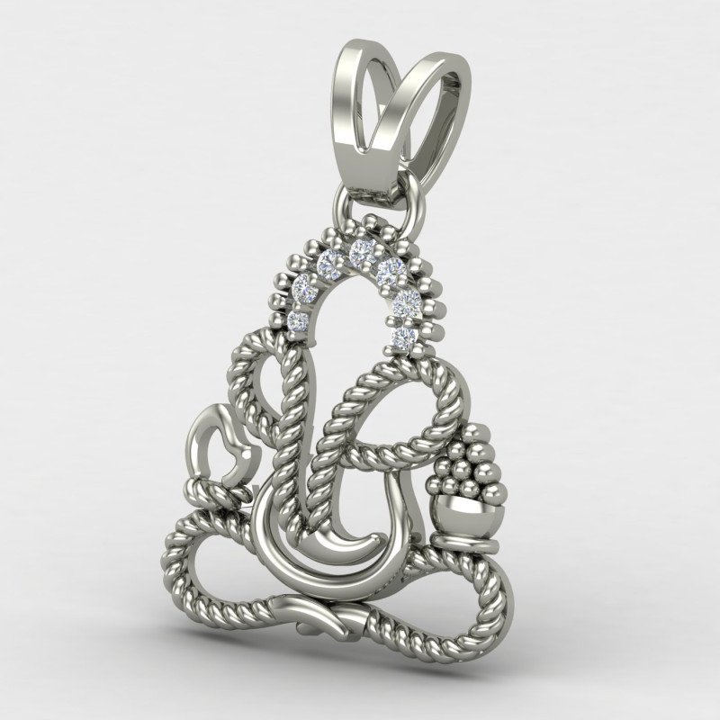 Spiral Ganesh Ji Locket