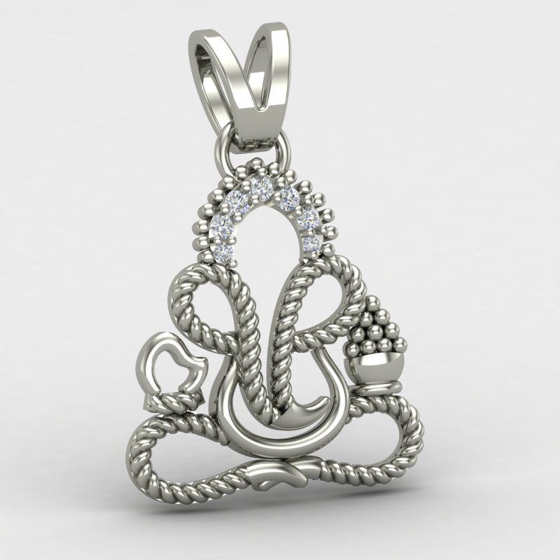 Spiral Ganesh Ji Locket