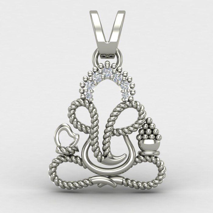 Spiral Ganesh Ji Locket Spiral Ganesh Ji Locket