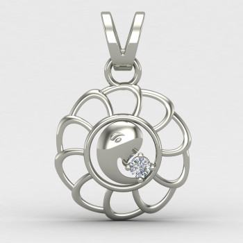 Ganesh Ji Silver Locket 