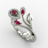 Ruby Gemstone Cocktail Ring