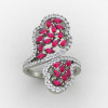 Designer Ruby Cocktail Ring