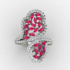 Designer Ruby Cocktail Ring