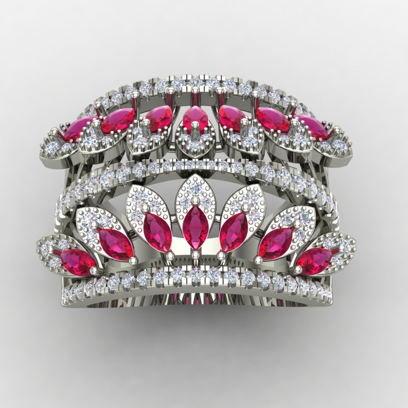 Fashionistas Cocktail Band Ring