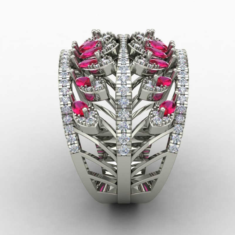 Fashionistas Cocktail Band Ring