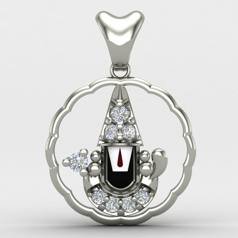 Tirupati Balaji Pendant Silver Tirupati Balaji Pendant Silver